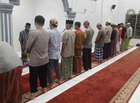 Polsek Hulu Kuantan Lakukan Sosialisasi Pemilu Damai di Masjid Al Ikhwan