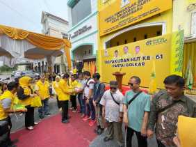 HUT ke-61 Golkar Pekanbaru, Ratusan Penyandang Disabilitas Jadi Tamu Kehormatan