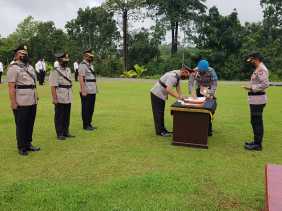 Sejumlah Pejabat Polres Kuansing Bergeser