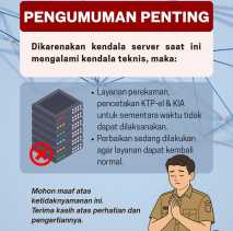 Disdukcapil Pekanbaru Hentikan Sementara Layanan Perekaman dan Pencetakan KTP-el