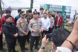 Kapolda Riau Hadiri Muswil Hima Persis Riau di Bengkalis, Tanam Mangrove Bareng Mahasiswa