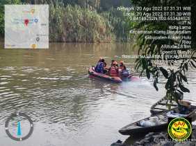 Berenang di Sungai Rokan, Sandi Tenggelam Dibawa Arus