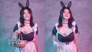 Halloween, Gaya Anastasya Khosasih Jadi Pelayan