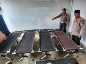 Polres Inhu Siagakan Tempat Tidur di Posko Mudik Lebaran 2025