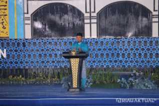 Wali Kota Pekanbaru Basah Kuyup, Tolak Payung Saat Sambutan di MTQ ke-57