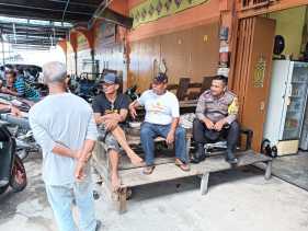 Bhabinkamtibmas Polsek Bengkalis Sambangi Warga, Bangun Sinergitas Pasca Pilkada 2024