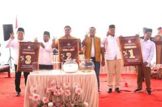 KPU Kuantan Singingi Gelar Pengundian Nomor Urut Pasangan Calon Bupati dan Wakil Bupati Pilkada 2024