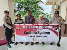 Bhabinkamtibmas Polsek Rimba Melintang Gencarkan Cooling System untuk Cegah Perselisihan Pasca Pilkada Serentak