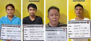 Jaringan Narkoba Dalam Lapas Pekanbaru Terbongkar, 215 Gram Sabu dan 4 Tersangka Diamankan