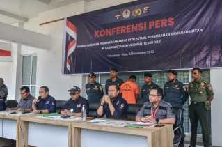 Buron Selama 6 Bulan, Pemodal Perambahan TNTN Pelalawan Ditangkap Ditreskrimsus Polda Riau