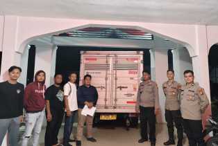 Polres Kuansing Amankan Penerimaan Logistik Pemilu untuk Pilkada Serentak 2024