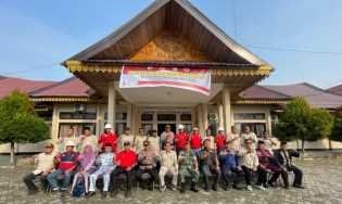 Solid Cegah Karhutla, Polsek Kuantan Hilir Hadiri Apel Siaga