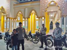 Polsek Rimba Melintang Amankan Salat Subuh dalam Operasi Tertib Ramadhan Lancang Kuning 2025