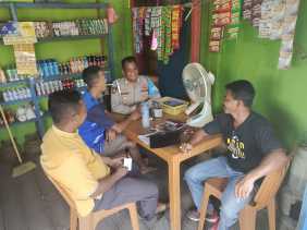 Jelang Pemilu 2024, Polsek Pulau Burung Ingatkan Warga agar Tak Terprovokasi