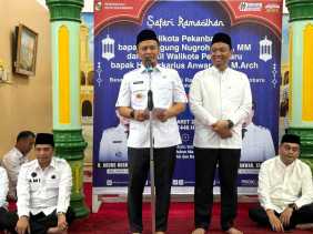 Walikota Pekanbaru Safari Ramadhan di Masjid Al-Munawwarah Sail