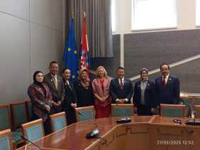 Pererat Hubungan Diplomatik, BKSAP Kunjungi Parlemen Kroasia