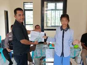 10 Keluarga di Desa Ketapang Jaya Kuansing Terima BLT Dana Desa Tahap Pertama