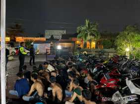 Patroli Balap Liar, 30 Unit Sepeda Motor Diamankan