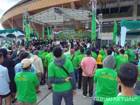 Puncak Harlah PPP ke50, Gerak Jalan Santai Berhadiah Sepeda Motor Hingga Umroh