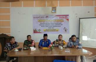 Kapolsek Kempas Pantau Penutupan Rapat Pleno Pilkada