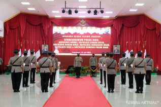 Kapolda Riau Pimpin Sertijab Direskrimum dan 6 Kapolres