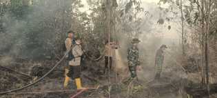 Karhutla Landa 2 Daerah di Riau, Tim Gabungan Masih Lakukan Pemadaman