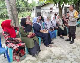 Polsek Mandau Ajak Ibu-Ibu Berperan Aktif dalam Mewujudkan Pilkada Damai