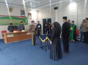 Pemkab Inhu Lantik Pejabat Administrator dan Pengawas, Syahrudin Tekankan Loyalitas dan Integritas