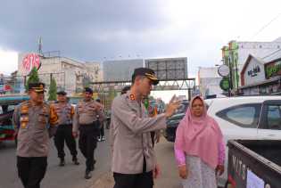 AKBP Andrian Cek Pos Pengamanan Lebaran 2024 di Perbatasan Riau-Sumut