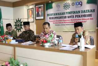 Sutarmo Terpilih Jadi Ketua PD Muhammadiyah Kota Pekanbaru