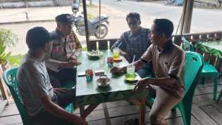 Sosialisasi Pemilu Damai 2024, Polsek Tempuling Cooling System di Kelurahan Sungai Salak