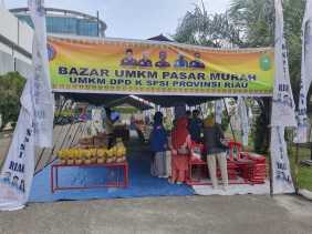 DPD K SPSI Riau Bersama Paguyuban KKKS Gelar Bazar UMKM dan Pasar Murah
