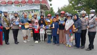 Car Free Day Pekanbaru, Ditlantas Polda Riau Kampanyekan Keselamatan Berkendara dan Pilkada Damai