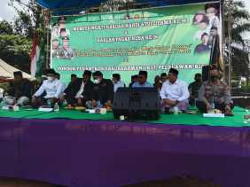 Antisipasi Gangguan Kamtibmas, Personil Polsek Ukui Lakukan Pengamanan dan Monitoring Harlah NU Ke 96