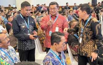 Bupati Kampar Hadiri Rakornas TPAKD 2025, Dorong Akses Keuangan Merata Hingga Desa