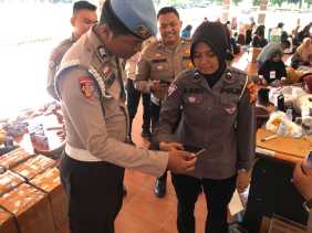 Polres Kuansing Gelar Waskat untuk Pengawasan Personil terkait Larangan Judi Online