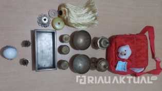 Pasutri Asal Bengkalis Nekat Curi Benda Bersejarah di Istana Siak