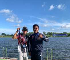 Harumkan Indonesia, Atlet Dayung Riau Raih Perunggu di Championship Thailand