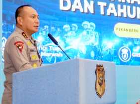 Kapolda Riau Larang Pesta Kembang Api Saat Malam Tahun Baru 2026