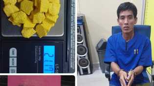 Polres Dumai Tangkap Pria Penjual Pil Ekstasi Berlogo Kepala Firaun