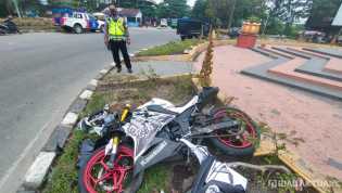 Terlibat Kecelakaan di Jalan SM Amin Anggota TNI Meninggal Dunia