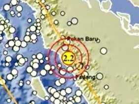 Gempa 2,2 Magnitudo Guncang Agam Sumbar