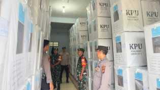 Polres Kuansing Perketat Pengamanan Gudang Logistik KPU Jelang Pilkada Serentak 2024