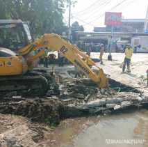 Dinas PUPR Bakal Bongkar Jembatan Beton Ruko di Sepanjang Jalan HR Subrantas
