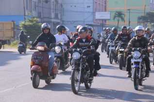 Pj Wali Kota Pekanbaru Pimpin Konvoi Ribuan Motor di Ajang Sunmori