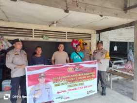 Polsek Kelayang: Gunakan Hak Suara dan Jangan Timbun Sembako