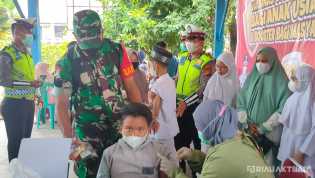 Pemkab Kabupaten Rokan Hulu Launching Vaksinasi Anak