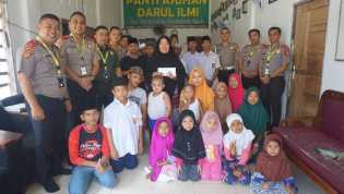 Siswa Sespimmen Dikreg 62 Kunjungi Panti Asuhan di Pekanbaru
