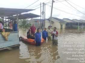 Sejumlah Wilayah di Pekanbaru Direndam Banjir