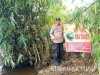 Polisi di Rohil Pasang Spanduk Waspada Buaya Disejumlah Titik Rawan di Sungai Rokan